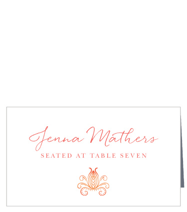 Get the seating at your reception organized with these Painted Love Place Cards!   