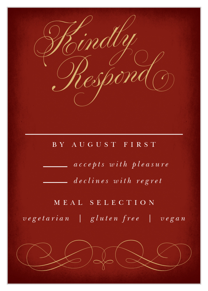 Eternal Love Response Cards