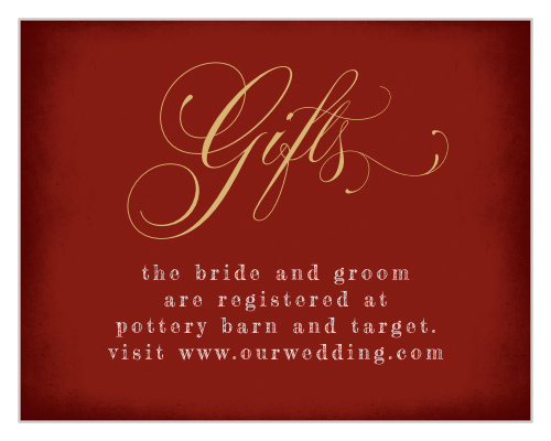 Eternal Love Registry Cards