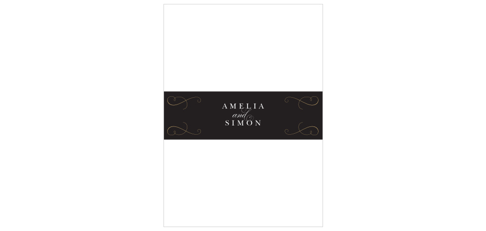 Eternal Love Wedding Belly Bands