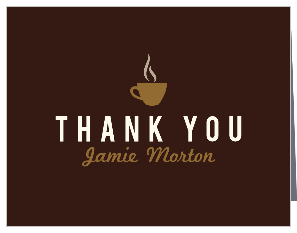 Love is Brewing Bridal Shower Thank You Cards