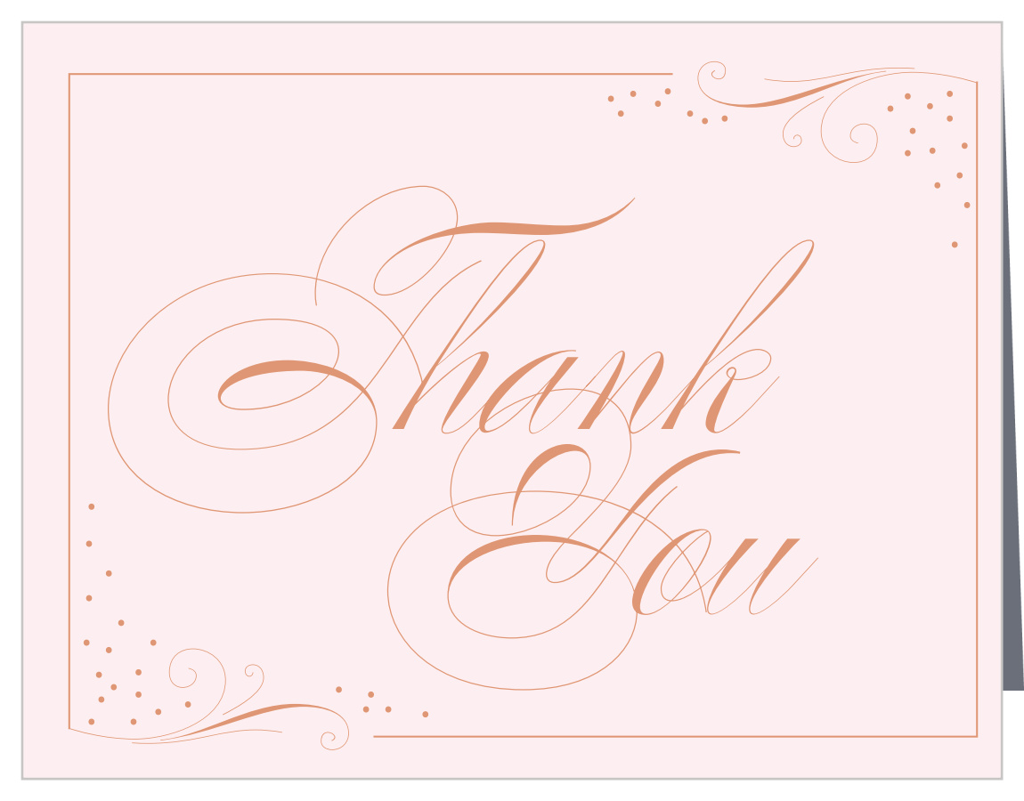 Happy Forever Bridal Shower Thank You Cards