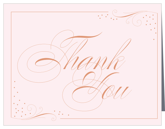 Happy Forever Bridal Shower Thank You Cards