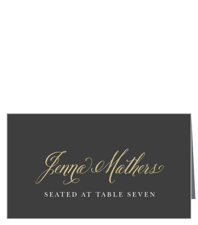 Gothic Script Place Cards