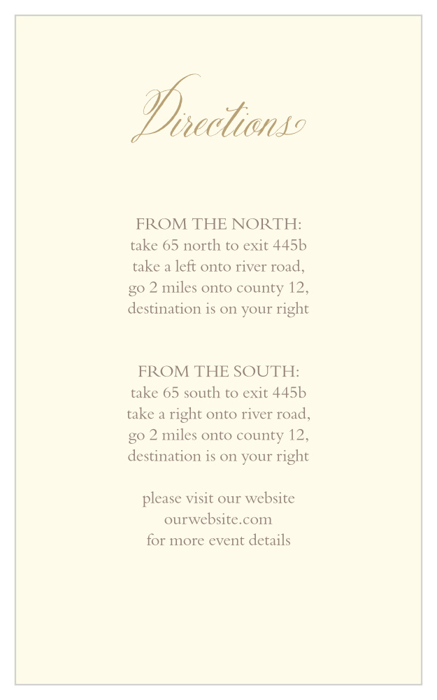 Vines & Leaves Direction Cards