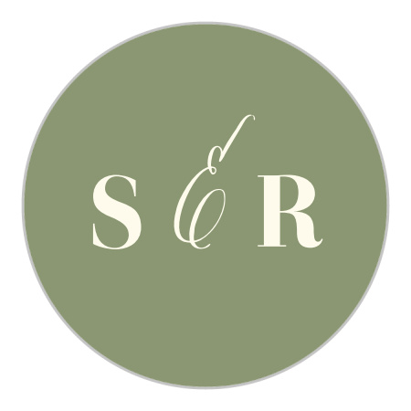 Vines & Leaves Wedding Stickers