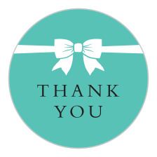 Decorate stationaries, seal envelopes with the modern styling of our Perfect Bow Bridal Shower Stickers.