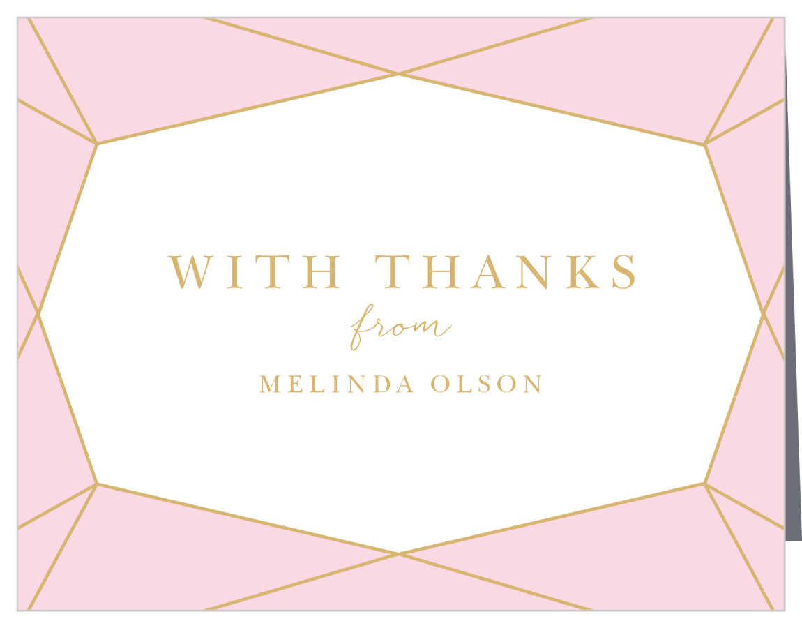 Simply Bejeweled Bridal Shower Thank You Cards