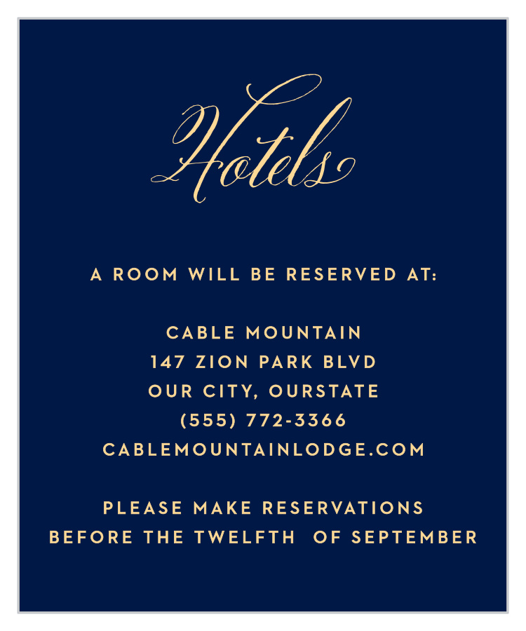 Unique Botanicals Accommodation Cards