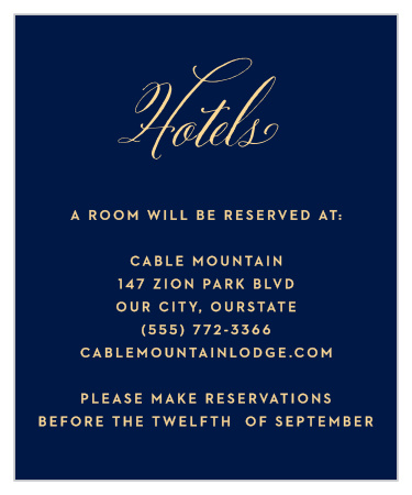 Unique Botanicals Accommodation Cards
