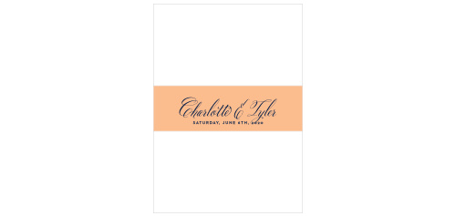 Wrap up the items in your wedding invitation package with the Unique Botanicals Wedding Belly Bands!   