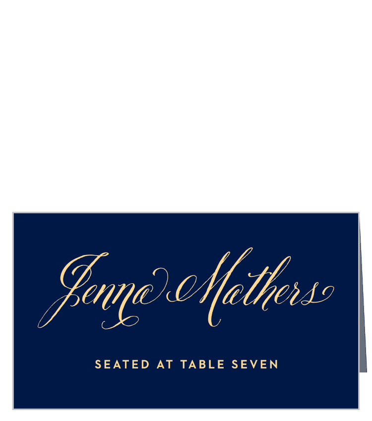 Unique Botanicals Place Cards