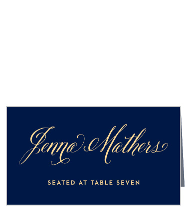 Unique Botanicals Place Cards