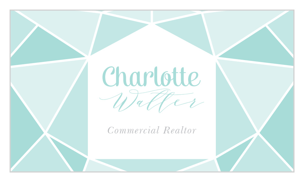 Angled Color Business Cards