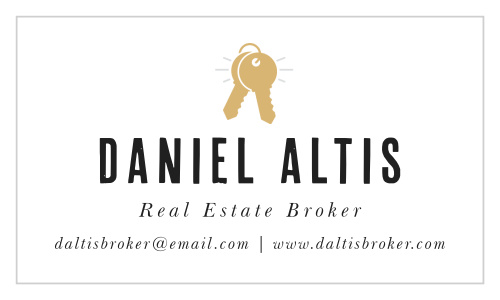 Our Shiny Keys Business Cards are perfect for your real estate business!  Add your personalizations to the design and order a set today!