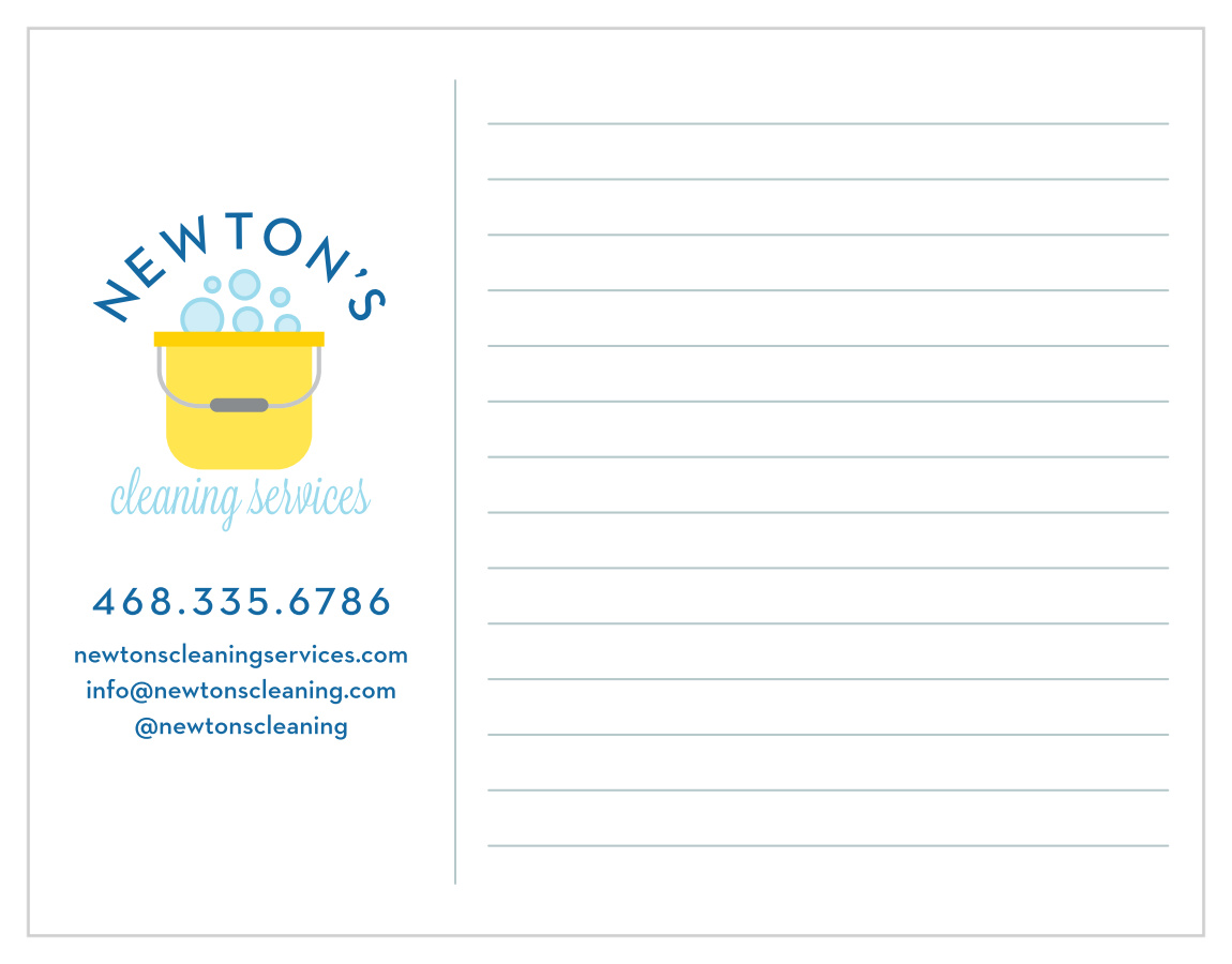 Cleaning Bucket Business Stationery