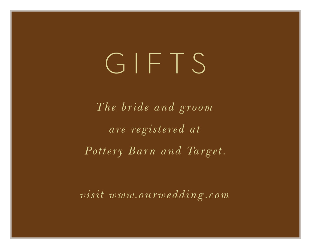 Fall Leaves Registry Cards