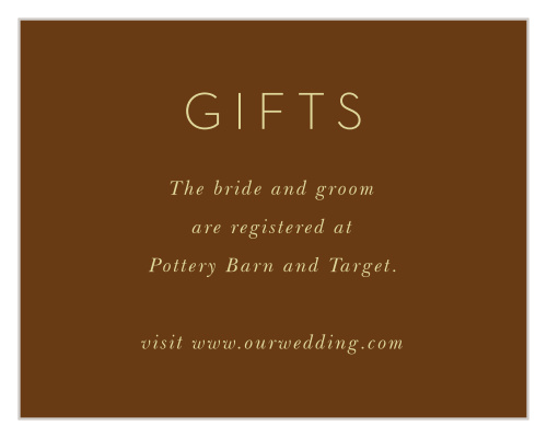 Fall Leaves Registry Cards