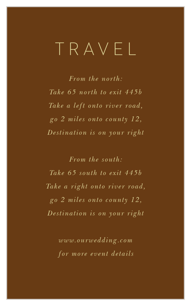 Fall Leaves Direction Cards