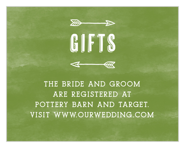 Woodsy Mountain Registry Cards