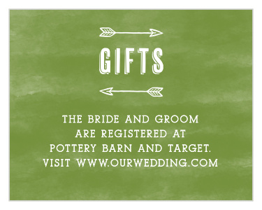 Woodsy Mountain Registry Cards