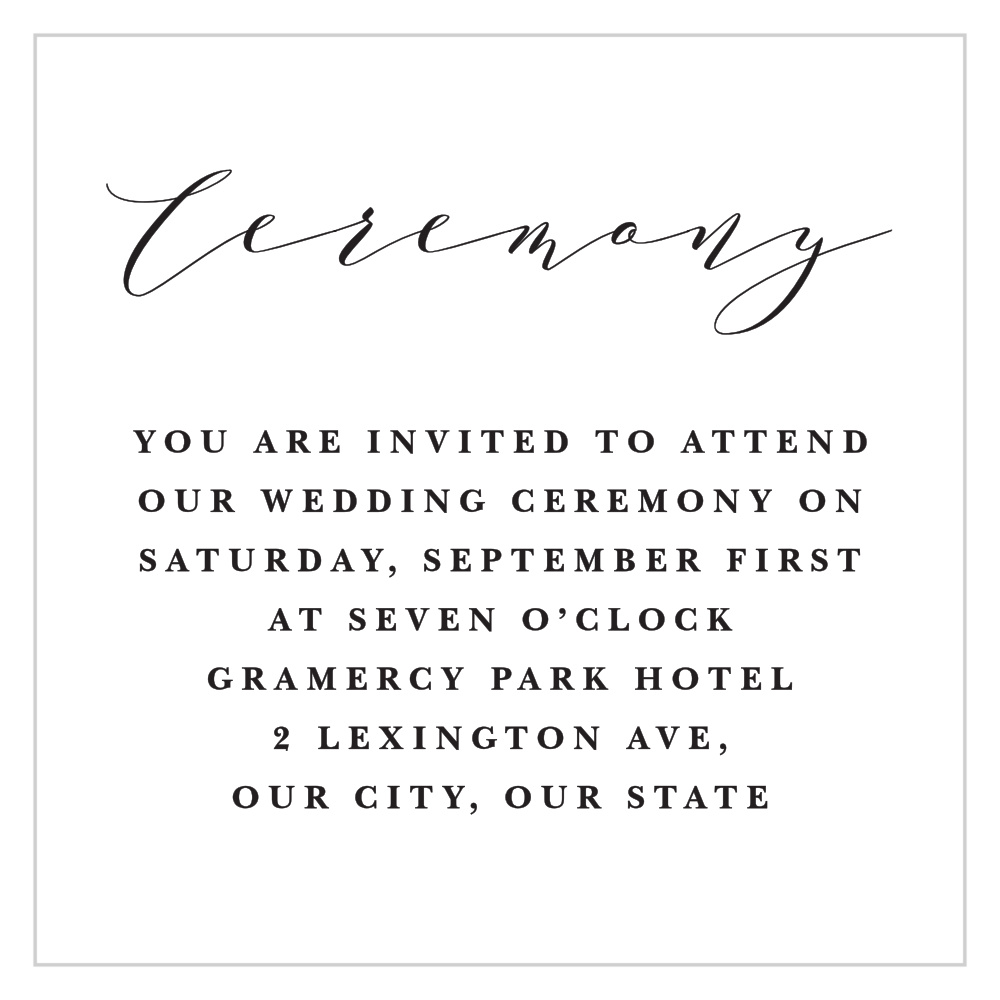 Paint Overlay Ceremony Cards