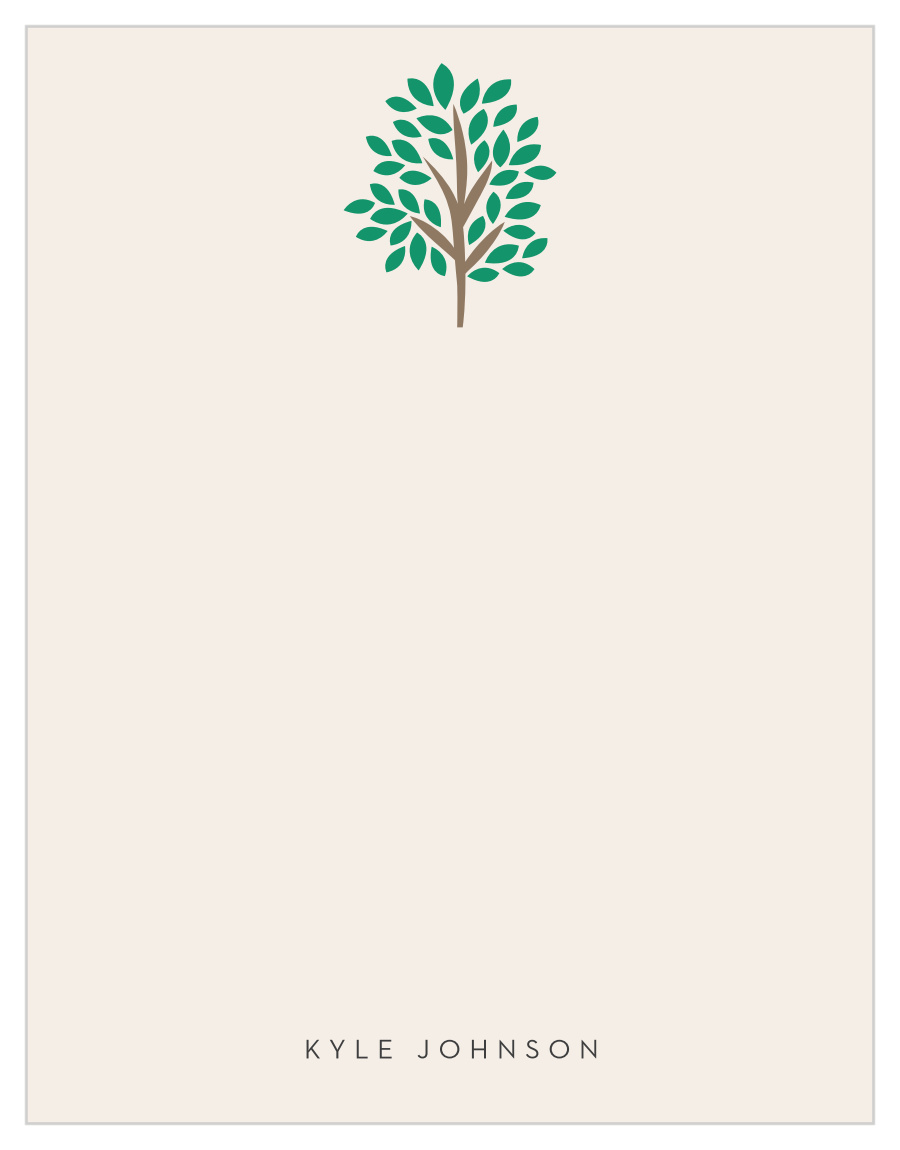 Modern Tree Business Stationery