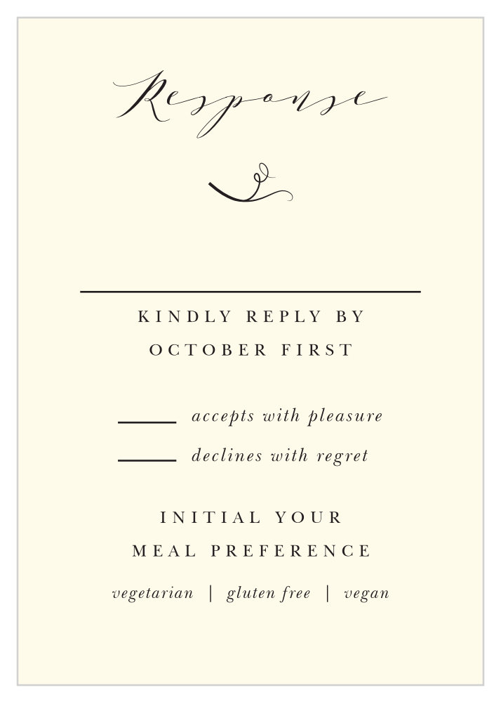 Tuscany Vineyard Response Cards