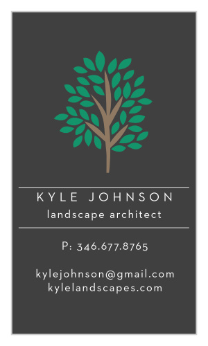Modern Tree Business Cards