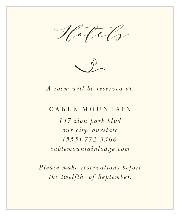 Tuscany Vineyard Accommodation Cards