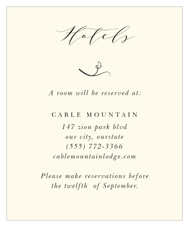 Tuscany Vineyard Accommodation Cards