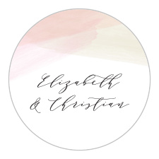 Our Paint Overlay Wedding Stickers are the perfect way to dress up your envelopes! 
