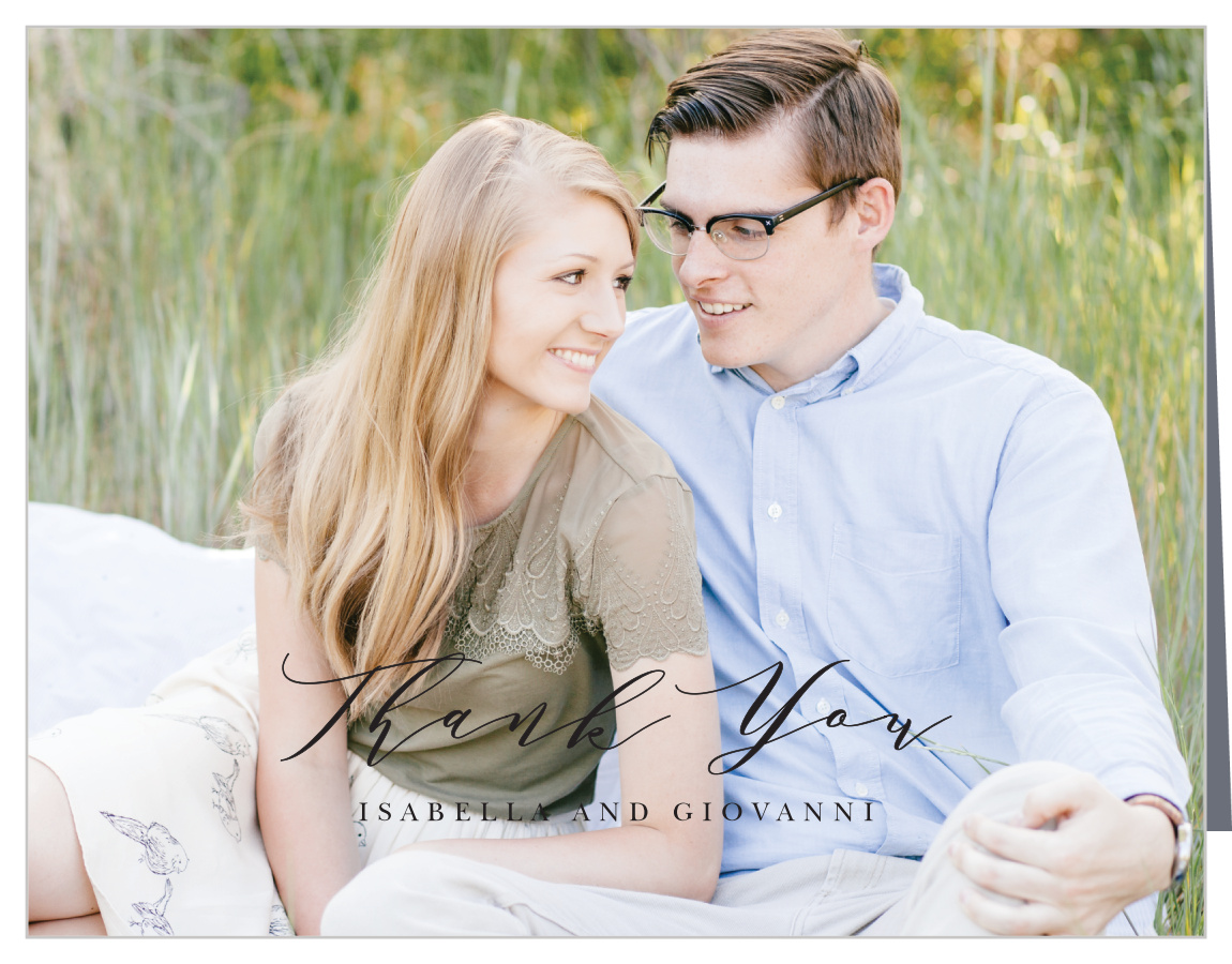Tuscany Vineyard Wedding Thank You Cards
