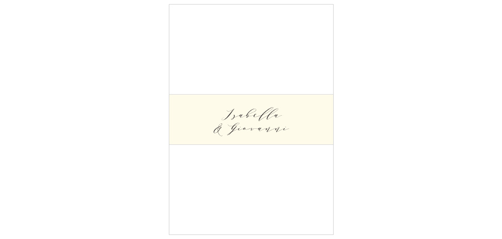 Tuscany Vineyard Wedding Belly Bands