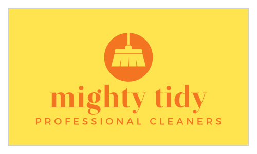 Modern Broom Business Cards