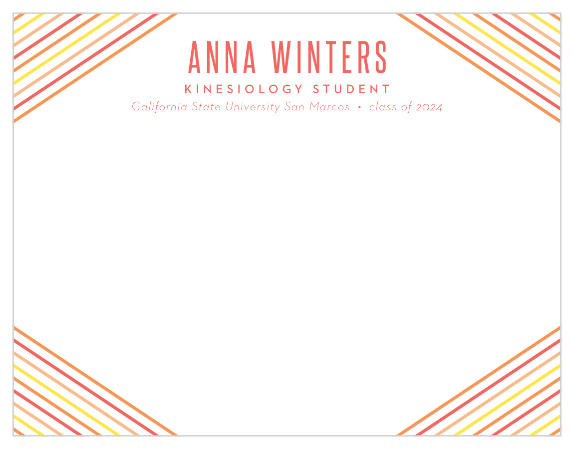 Bright Student Business Stationery