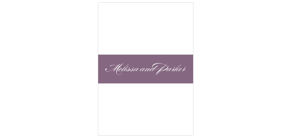 Blooming Frame Wedding Belly Bands