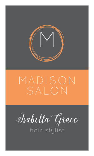 Modern Salon Business Cards