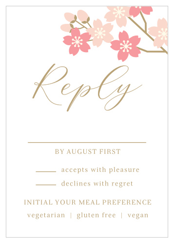 Sweet Blossoms Response Cards
