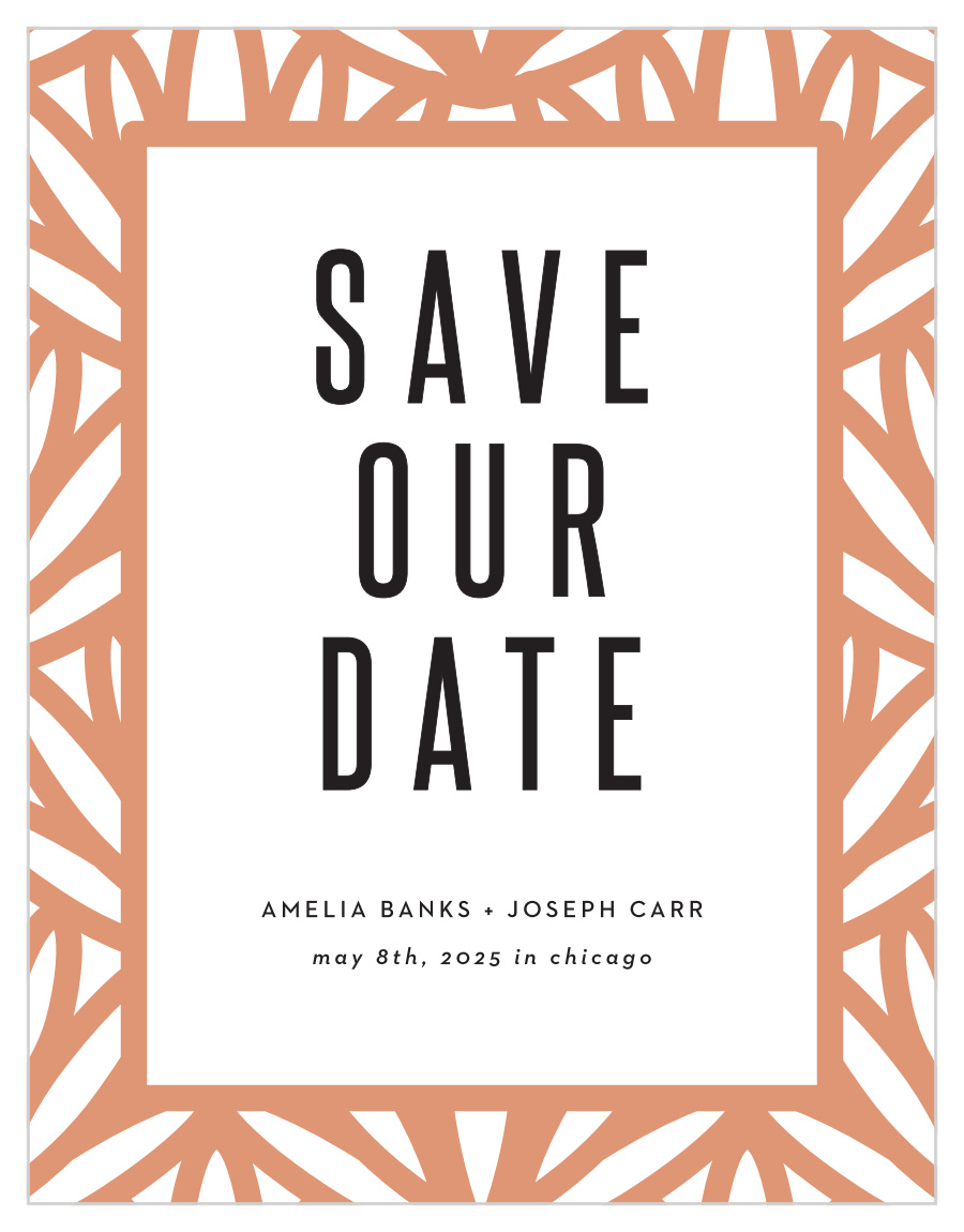 Bold Frame Save the Date Magnets