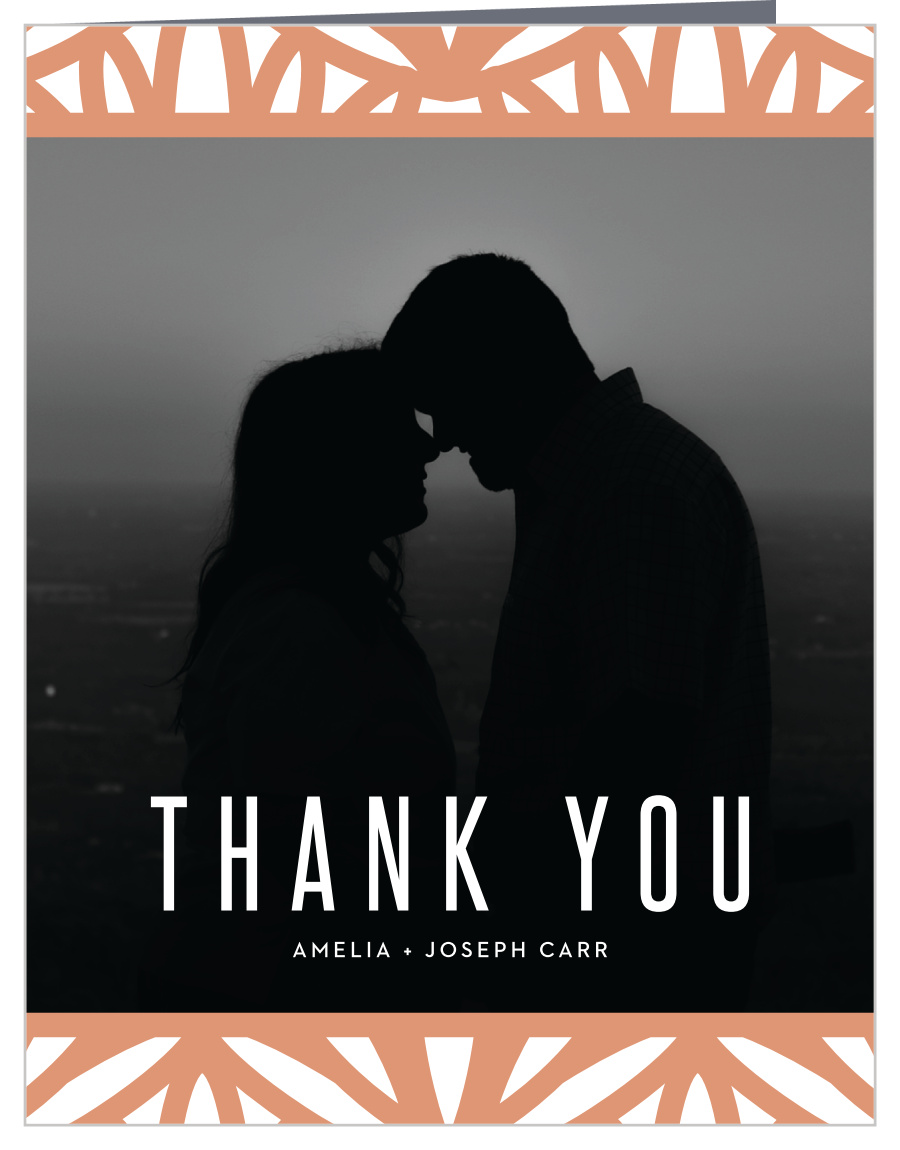 Bold Frame Wedding Thank You Cards