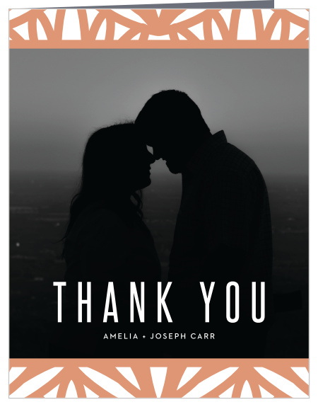 Bold Frame Wedding Thank You Cards