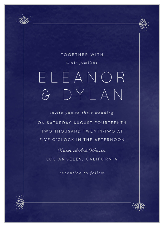 Our Classic Texture Wedding Invitations are a perfectly gorgeous way to announce the special day.