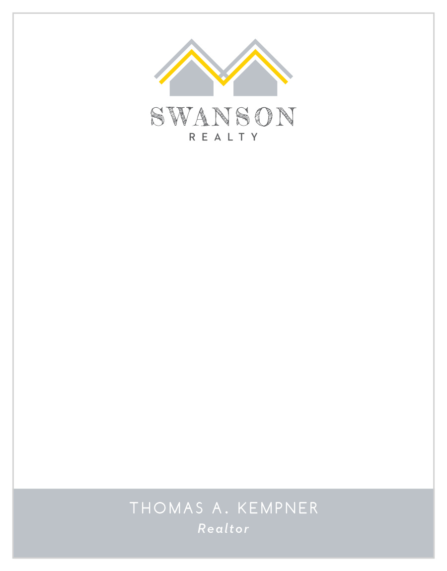 Contemporary Real Estate Business Stationery