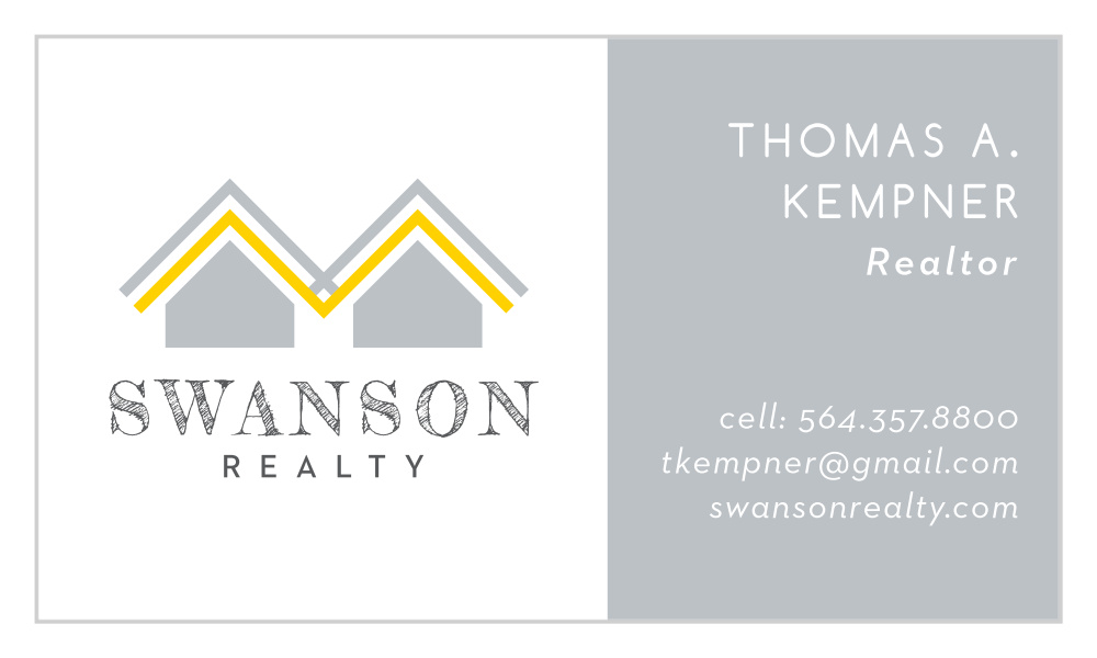 Contemporary Real Estate Business Cards