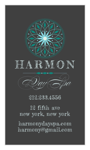 Harmony Spa Business Cards