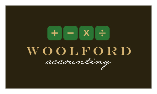 The funky, minimalist design of these Accounting Symbols Business Cards is a great way to promote your accounting firm!
