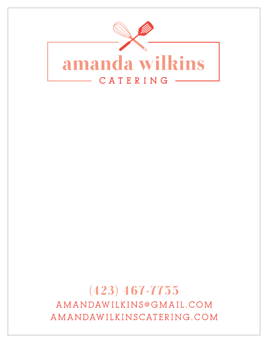 Catering Spatulas Business Stationery