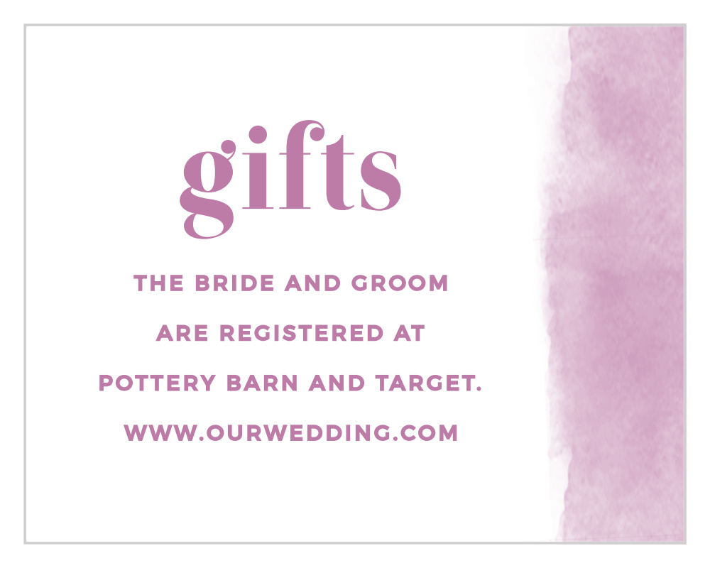 Fresh Paint Registry Cards