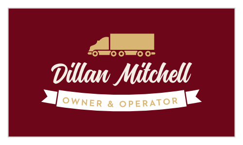 Announce yourself as one of the movers and shakers of the world with the clean and classic design of our Trucking Company Business Cards. 